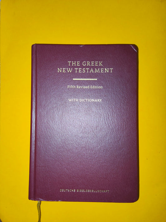 Nouveau Testament Grec avec dictionnaire