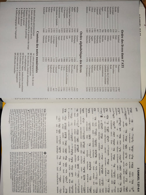 Ancien Testament interlinéaire (hébreu - français)